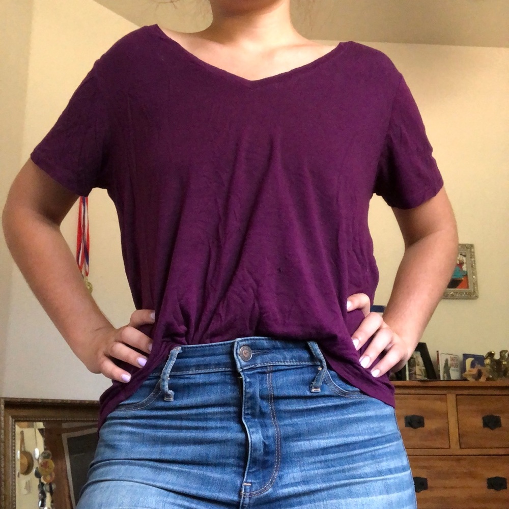 Purple shirt